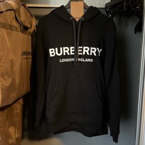 Burberry Logo Print Lexstone Hoodie